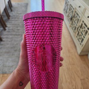 Starbucks limited edition fuchsia tumbler